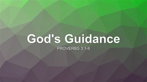 God’s Guidance in the Workplace